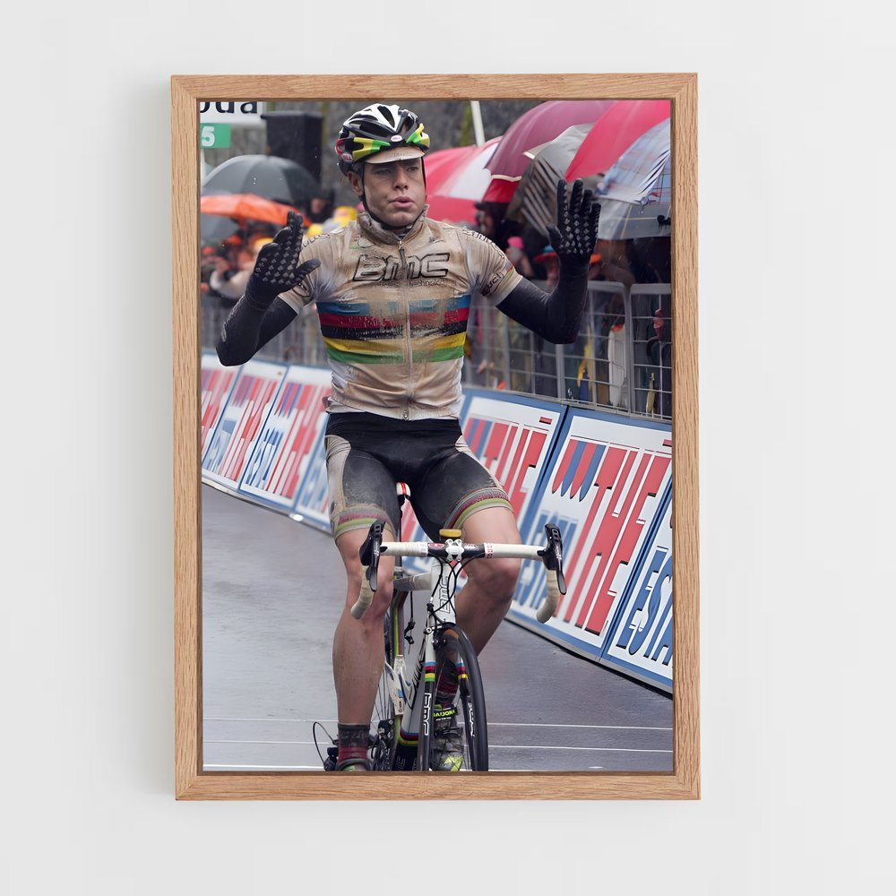 Poster Cadel en Route – affiche Cyclisme (vue 4)